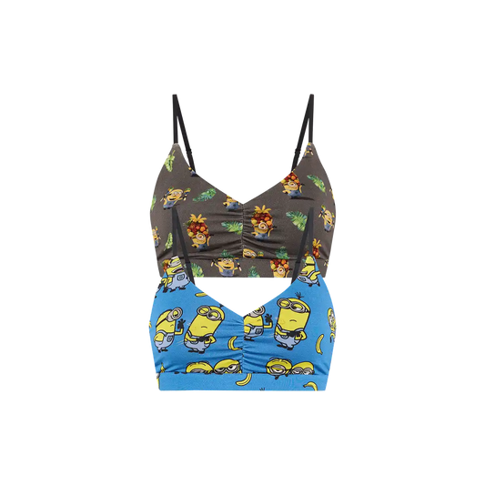 UltraModal™ FeelFree Ruched Bralette 2-Pack | Minions Pack