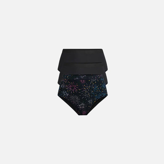 UltraModal™ FeelFree High-Waisted Cheeky 3-Pack | Feeling Fireworks Pack