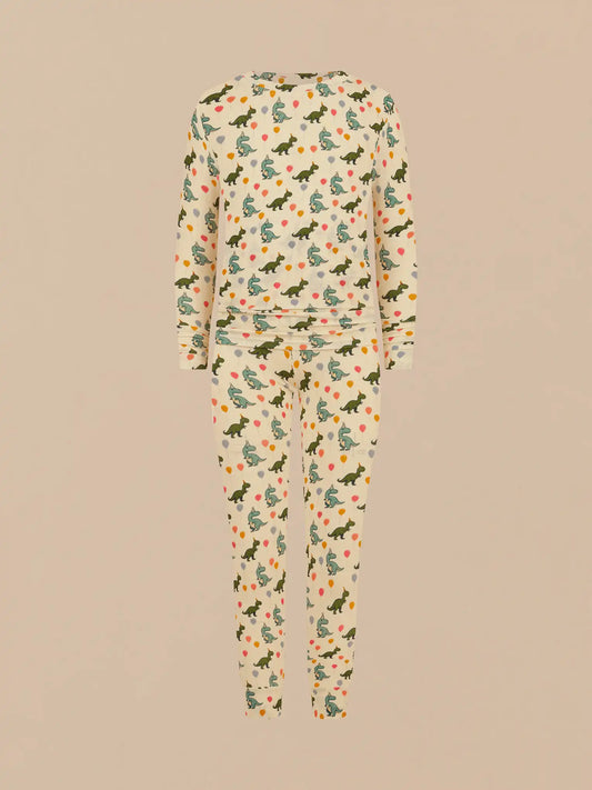 UltraModal™ Long Sleeve PJ Set - Kid's | Birthday Roar