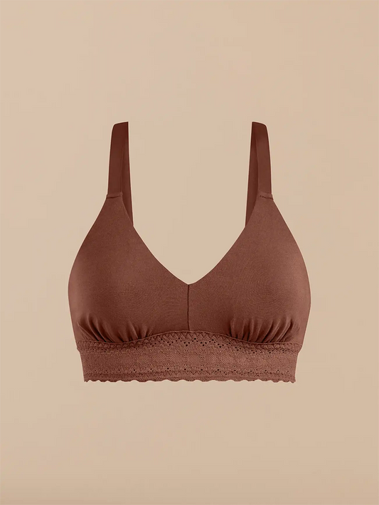 UltraModal™ Lace Longline Bralette | Walnut Shell
