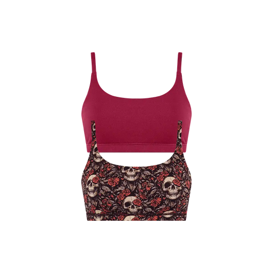 TrueCotton Scoop Bralette 2-Pack | Eternal Blooms Pack
