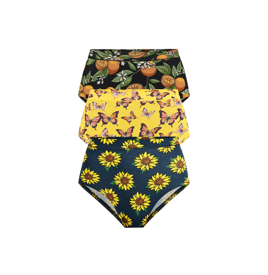 UltraModal™ FeelFree High-Waisted Cheeky 3-Pack | Sunny Days Pack