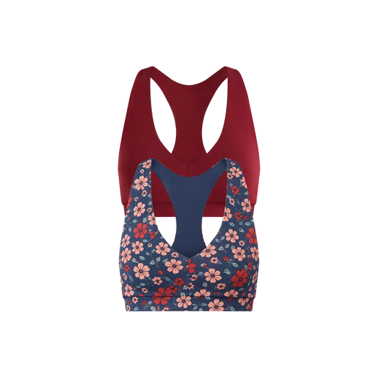 UltraModal™ FeelFree Racerback Bralette 2-Pack | Sweet Bloom Pack