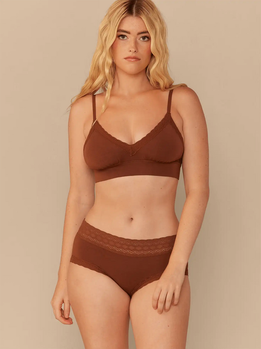 UltraModal™ Lace Hipster | Cedar Wood