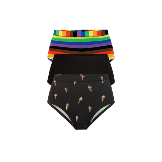 UltraModal™ FeelFree High-Waisted Cheeky 3-Pack | Pride Pack