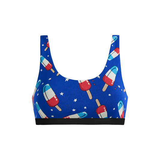 UltraModal™ Core Scoop Bralette | Patriotic Pops