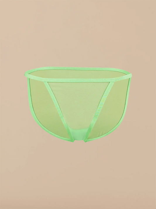 Women's Mesh String Bikini | Summer Green