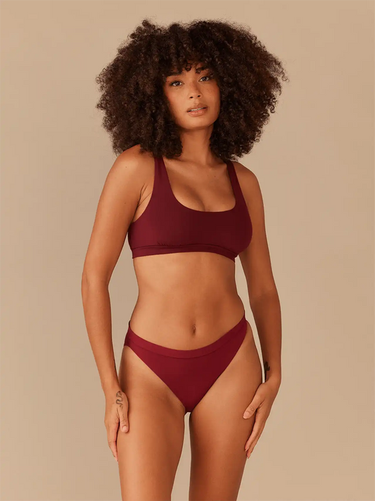 UltraModal™ FeelFree High-Leg Bikini | Cabernet