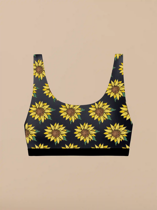 UltraModal™ Core Scoop Bralette | Here Comes The Sunflowers
