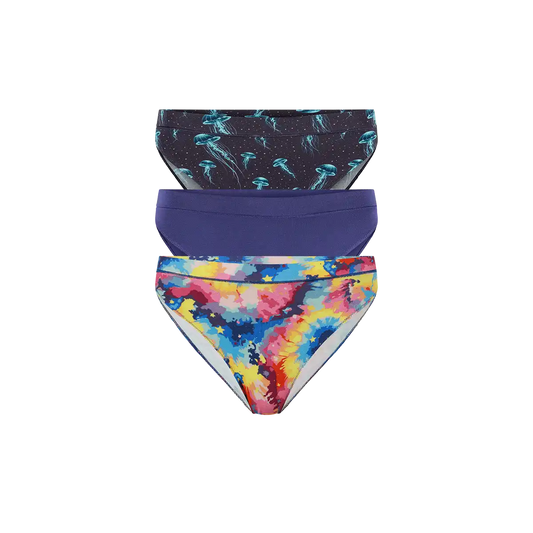 UltraModal™ FeelFree High Leg Bikini 3-Pack | Cosmic Drift Pack