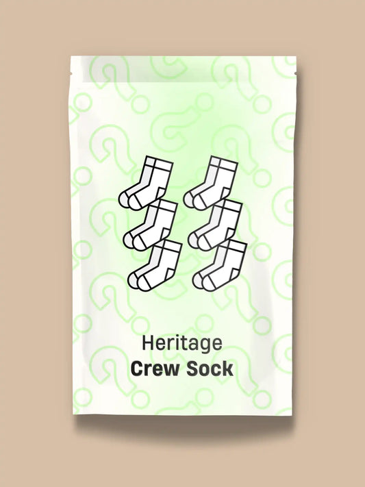 Mystery Heritage Crew Sock 6-Pack | It's a Mystery!