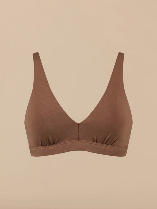 UltraModal™ FeelFree Plunge Bralette with Cups | Walnut Shell